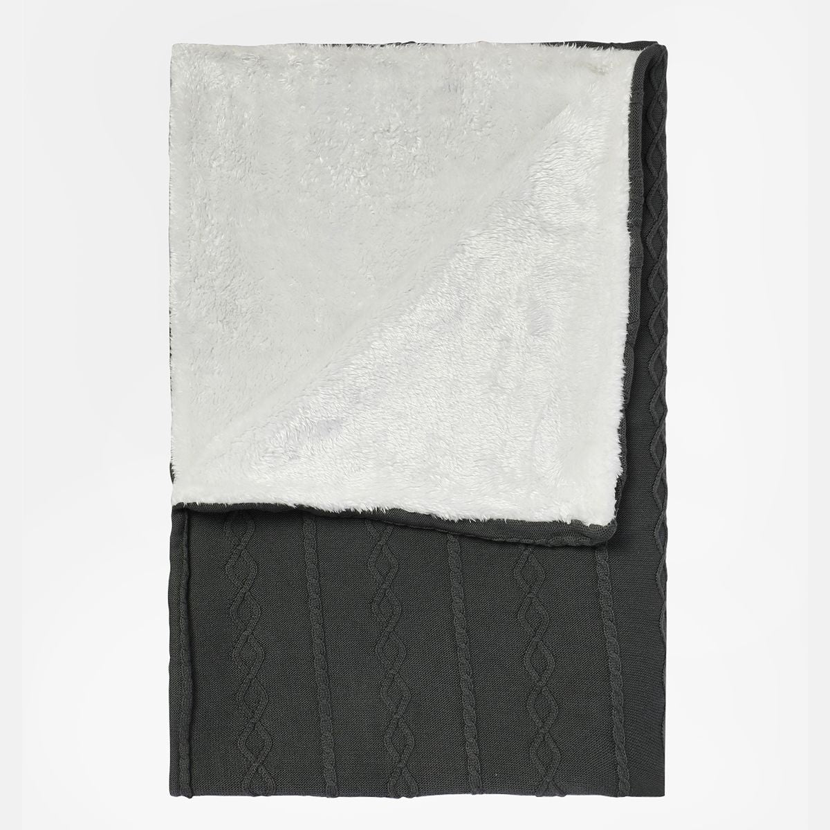 Miniklub New Born Grey/White Color Blanket