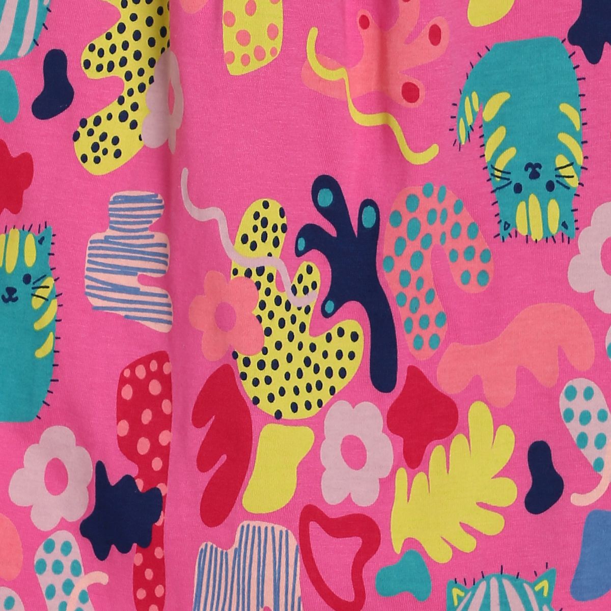 Girls Hot Pink Pack Of 2 Dress