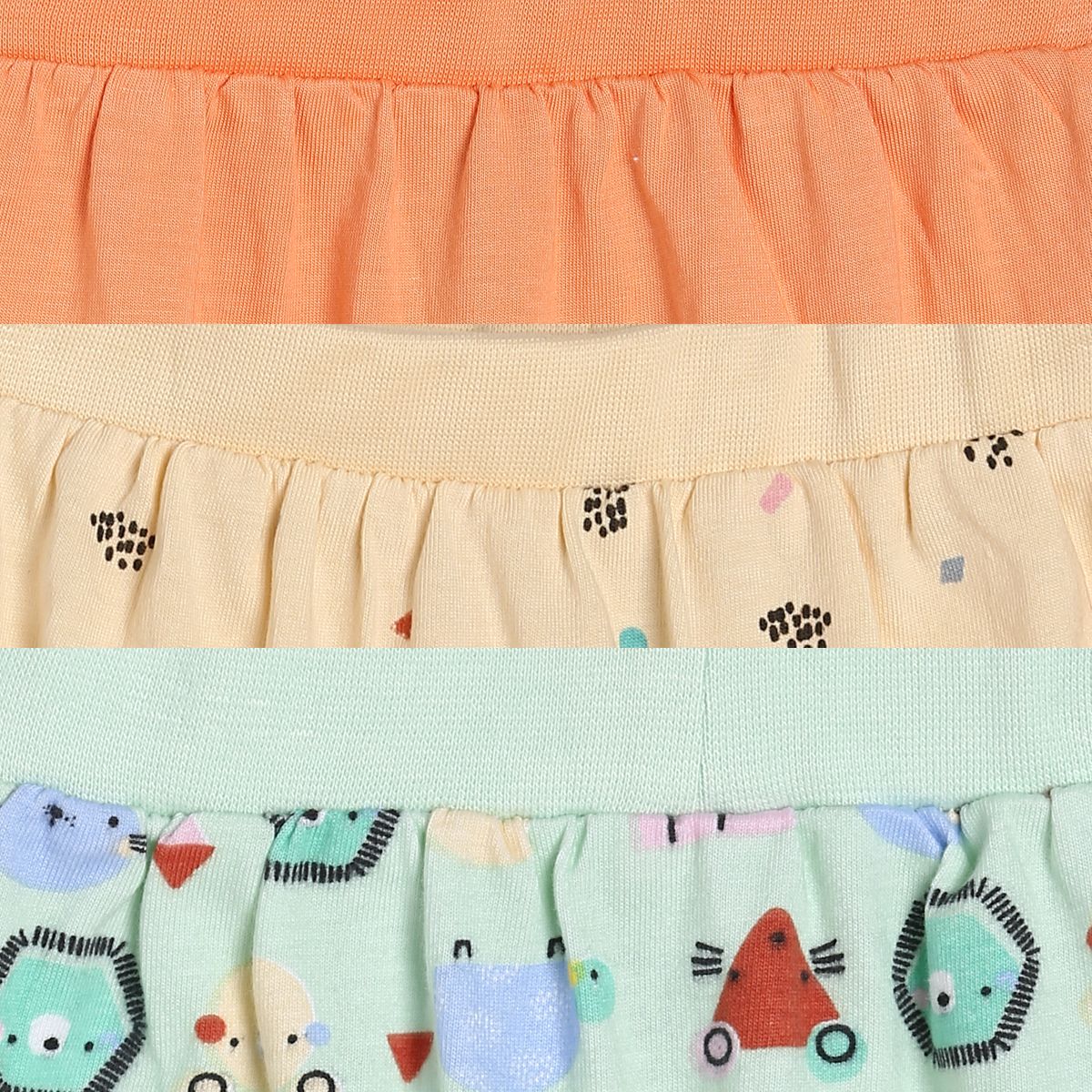 Boys Coral Pack Of 3 Knit Bottom