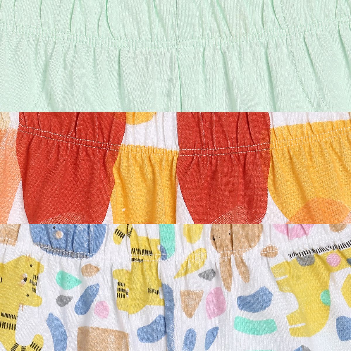 Boys Coral Pack Of 3 Knit Bottom