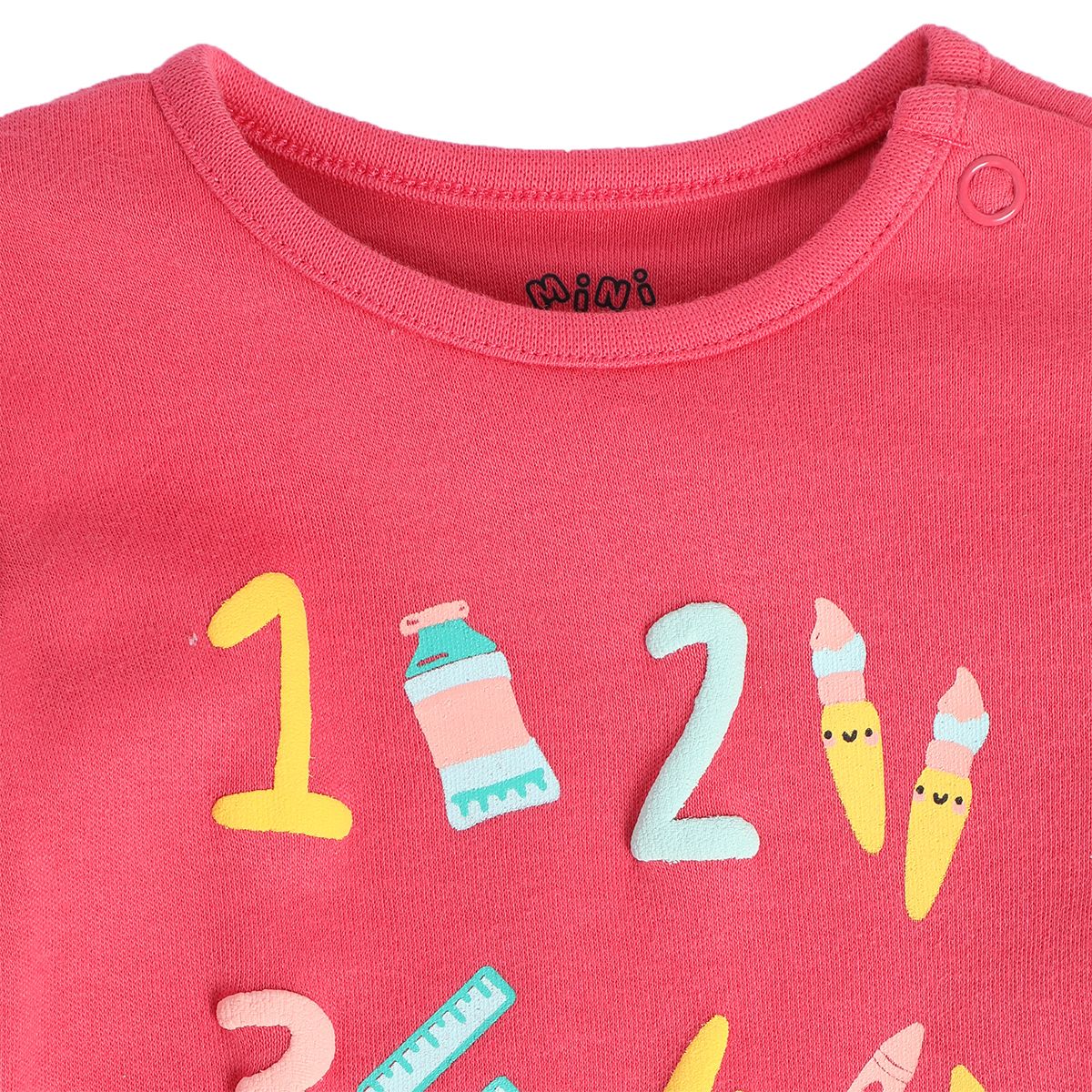 Girls Multicolor Pack Of 3 Body Suit