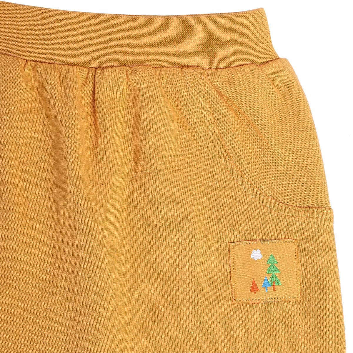 Boys Off White Knit Bottom