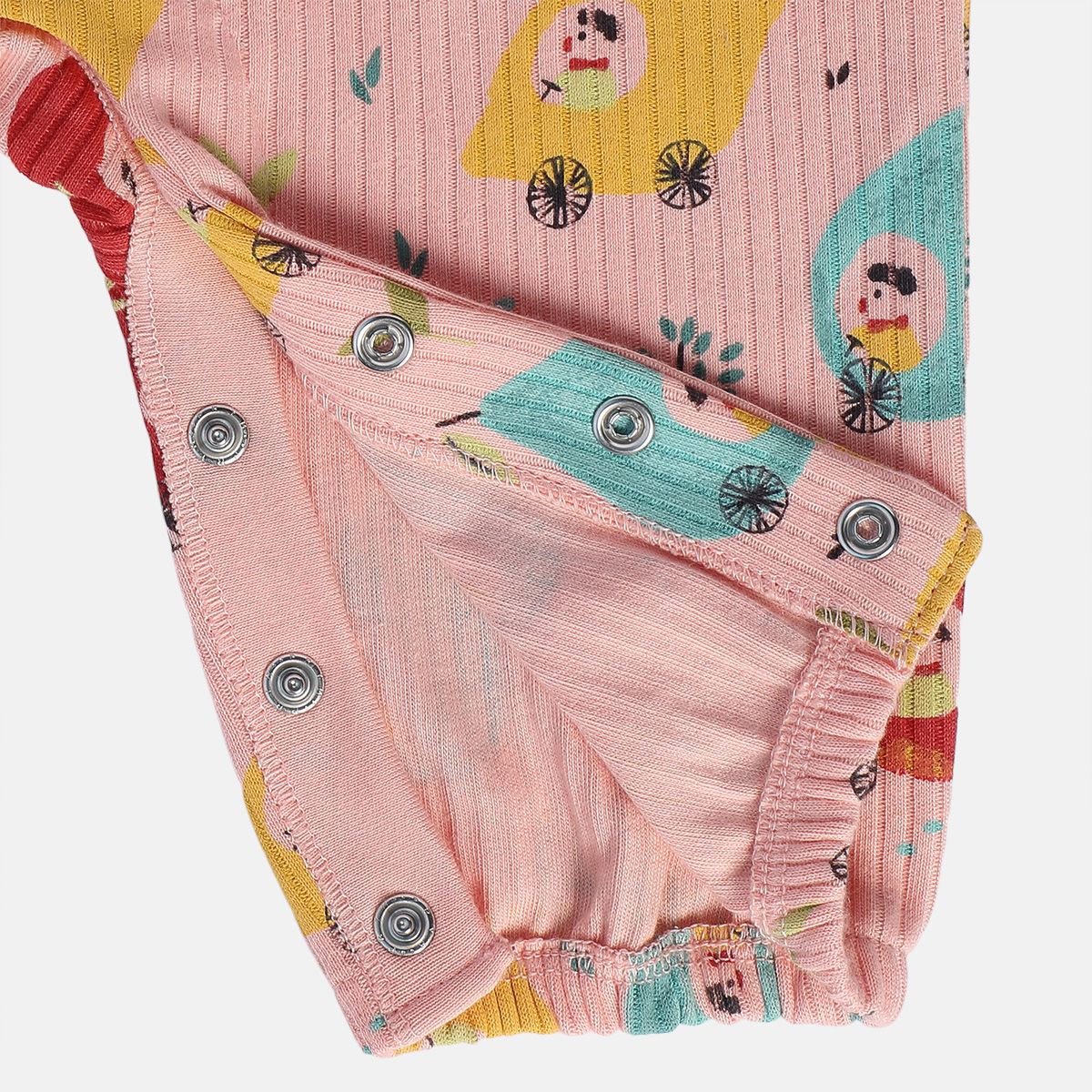 Girls Multicolor Pack Of 2 Dungaree Set