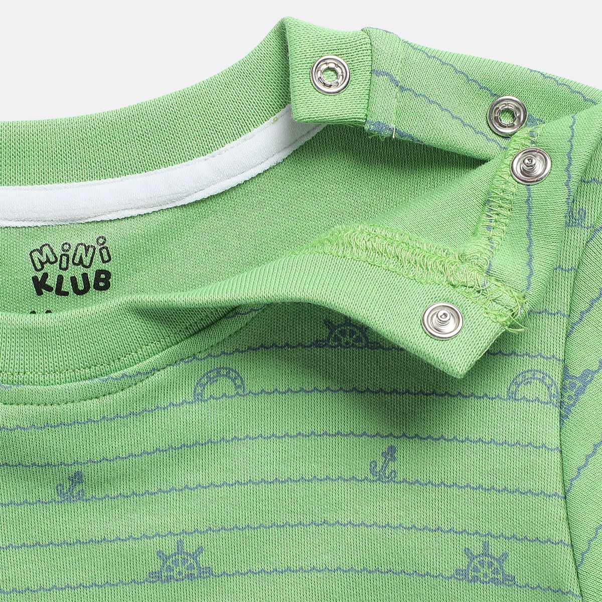 Boys Multicolor Pack Of 2 Sleep Suit