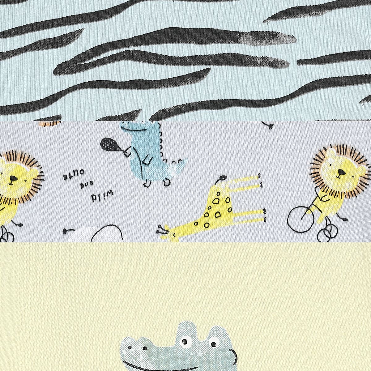 Boys Multicolor Pack Of 3 T-Shirt