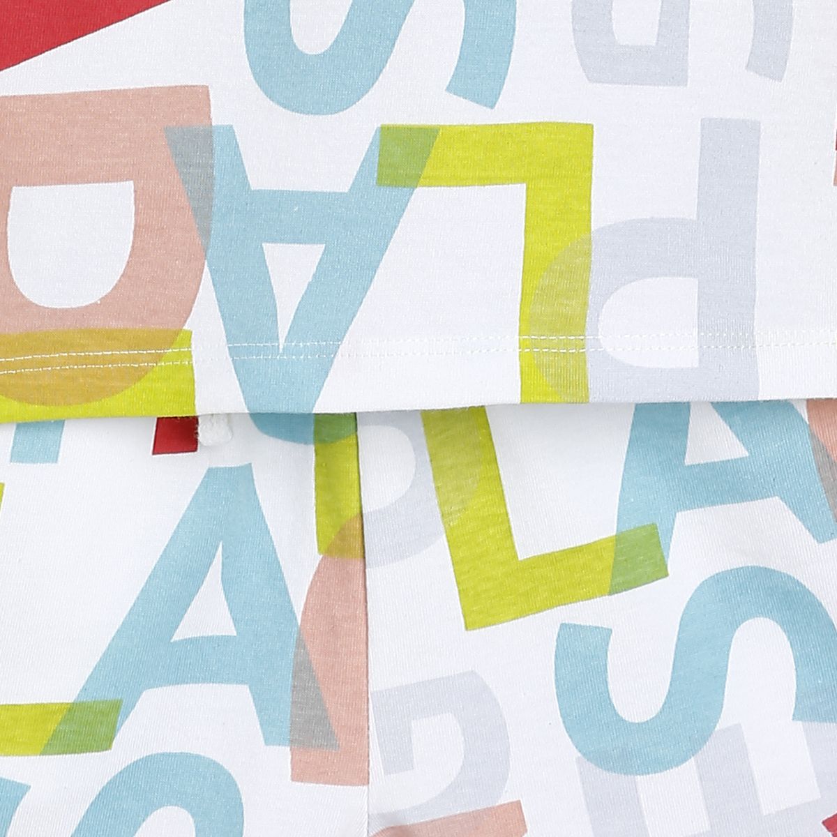 Boys White Pack Of 2 Lounge Wear