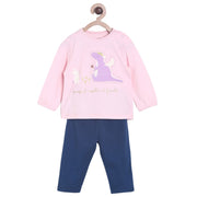 Multi Top & Knit Bottom