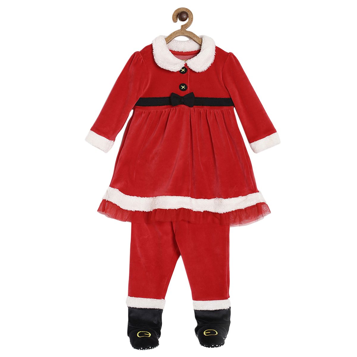 Christmas Red Top & Knit Bottom