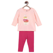 Multicolour Top & Knit Bottom