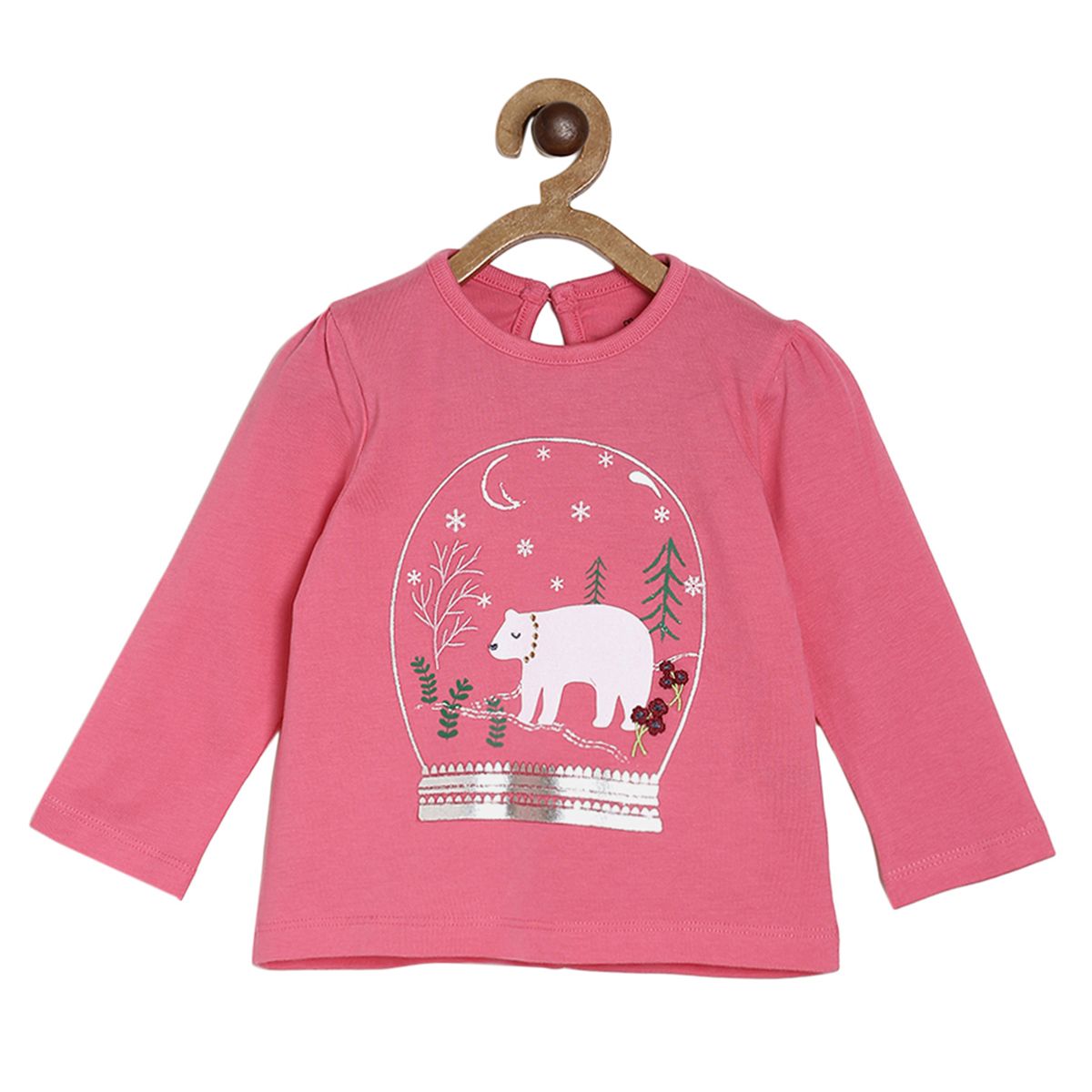 Pack of 1 knit top - pink for 12-18 Months