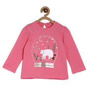 Pack of 1 knit top - pink for 12-18 Months