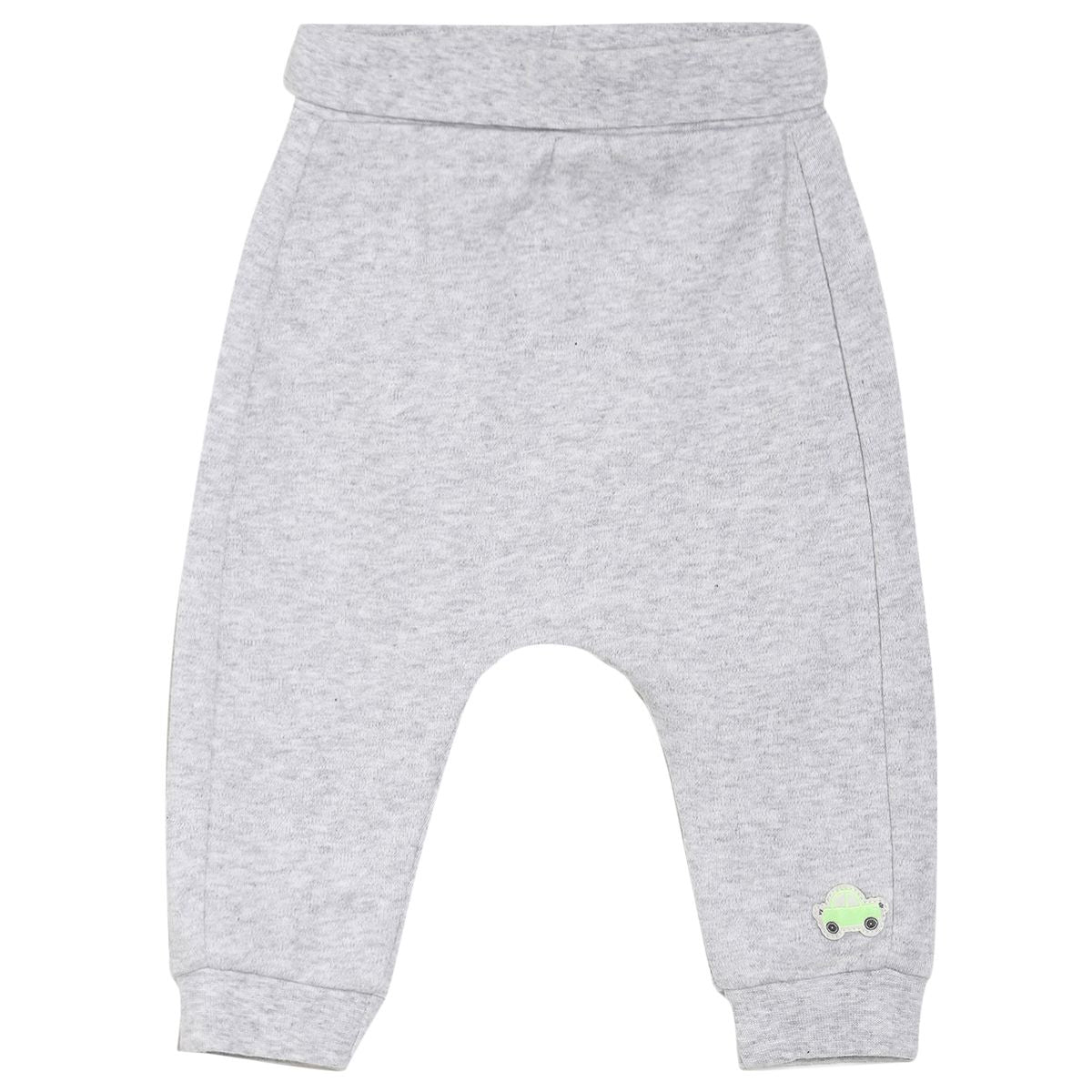 Pack of 2 bodysuit and bottom set - grey marl for 0-3 Months