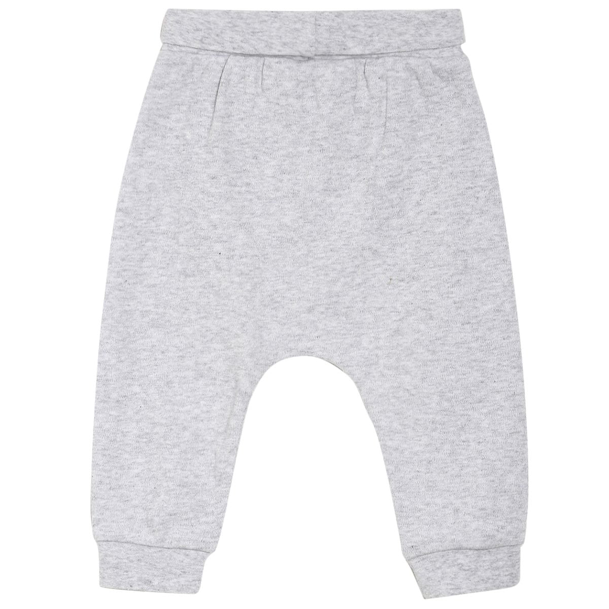 Pack of 2 bodysuit and bottom set - grey marl for 0-3 Months