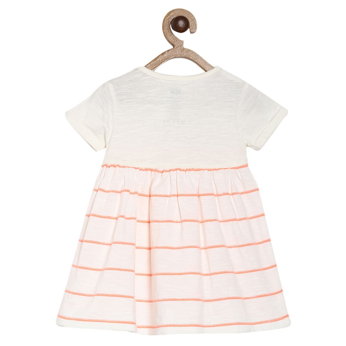 Pack of 2 dress with bloomer - off white for 0-3 Months