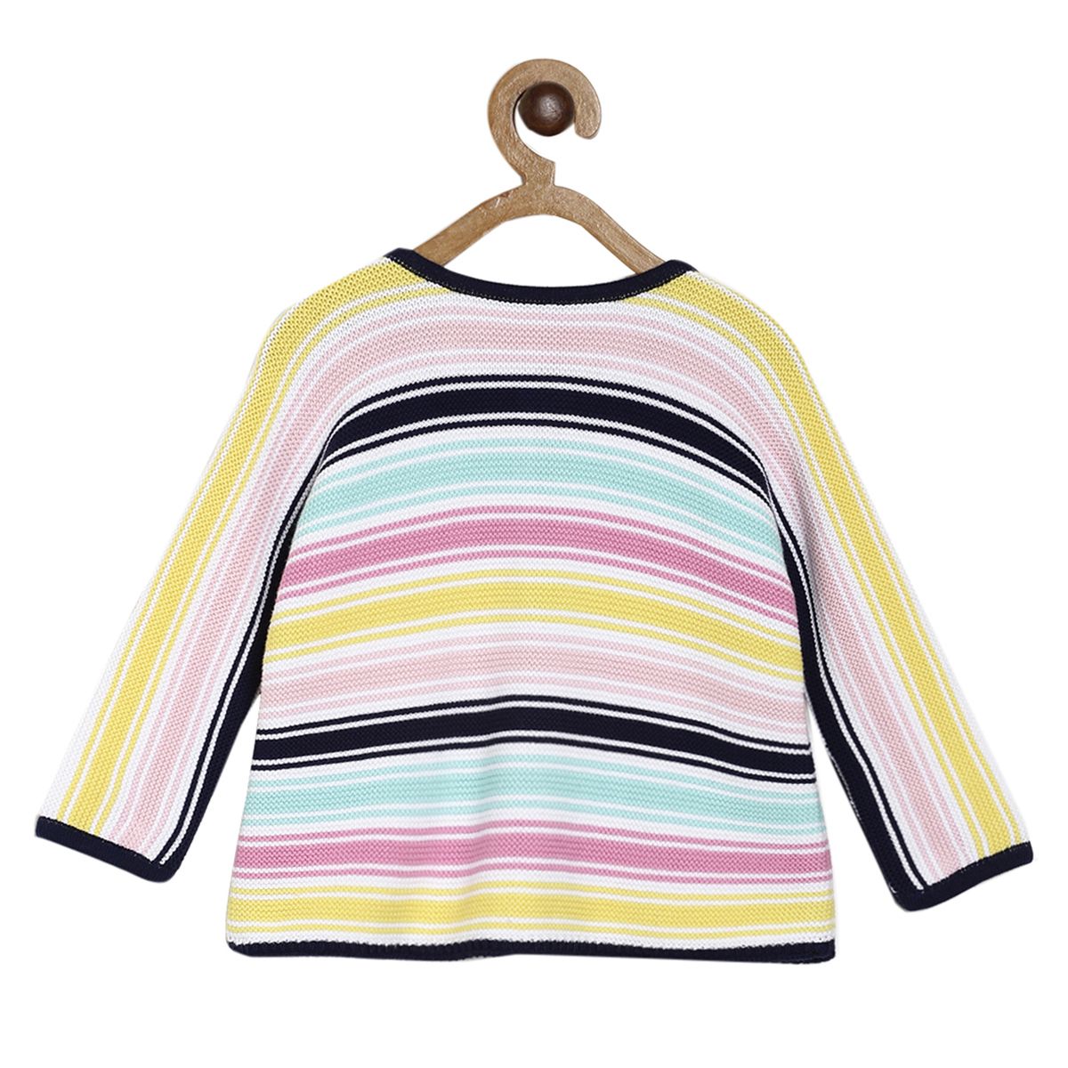 Pack of 1 sweater - lavender & black for 0-3 Months