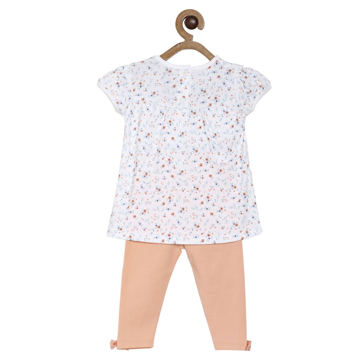 Pack of 2 top and legging set - white for 0-3 Months