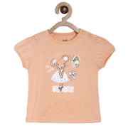 Pack of 2 top and bottom set - coral for 0-3 Months