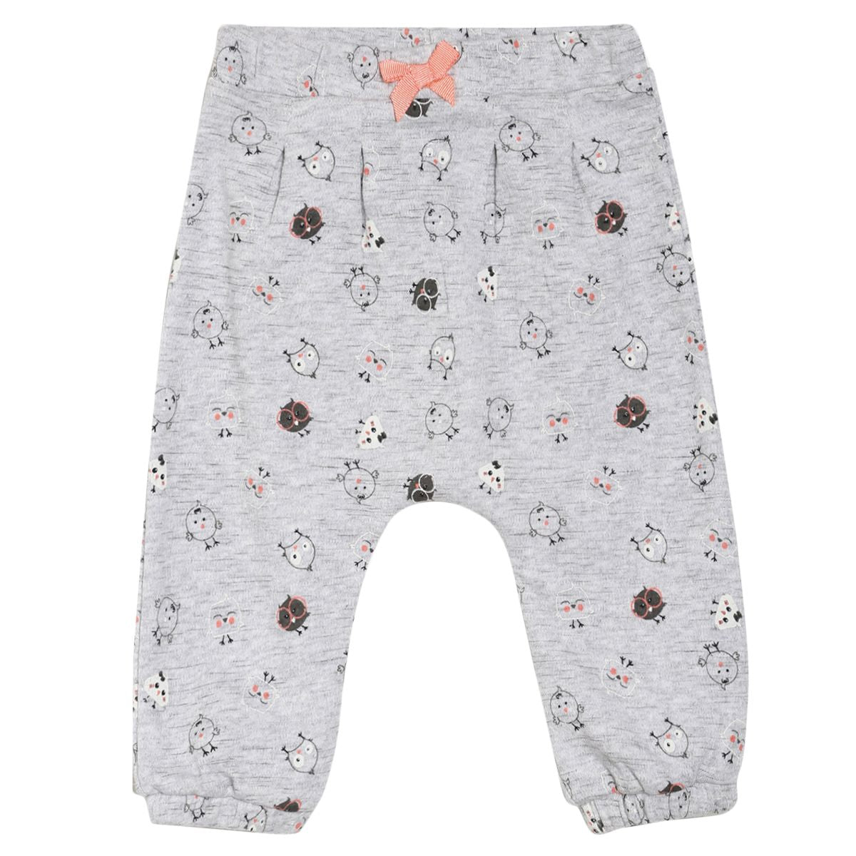 Pack of 2 top and bottom set - grey marl for 0-3 Months