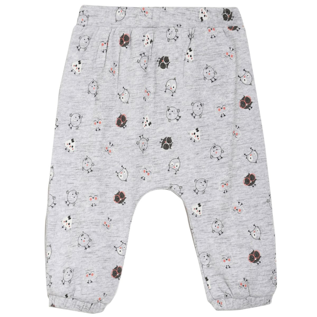 Pack of 2 top and bottom set - grey marl for 0-3 Months