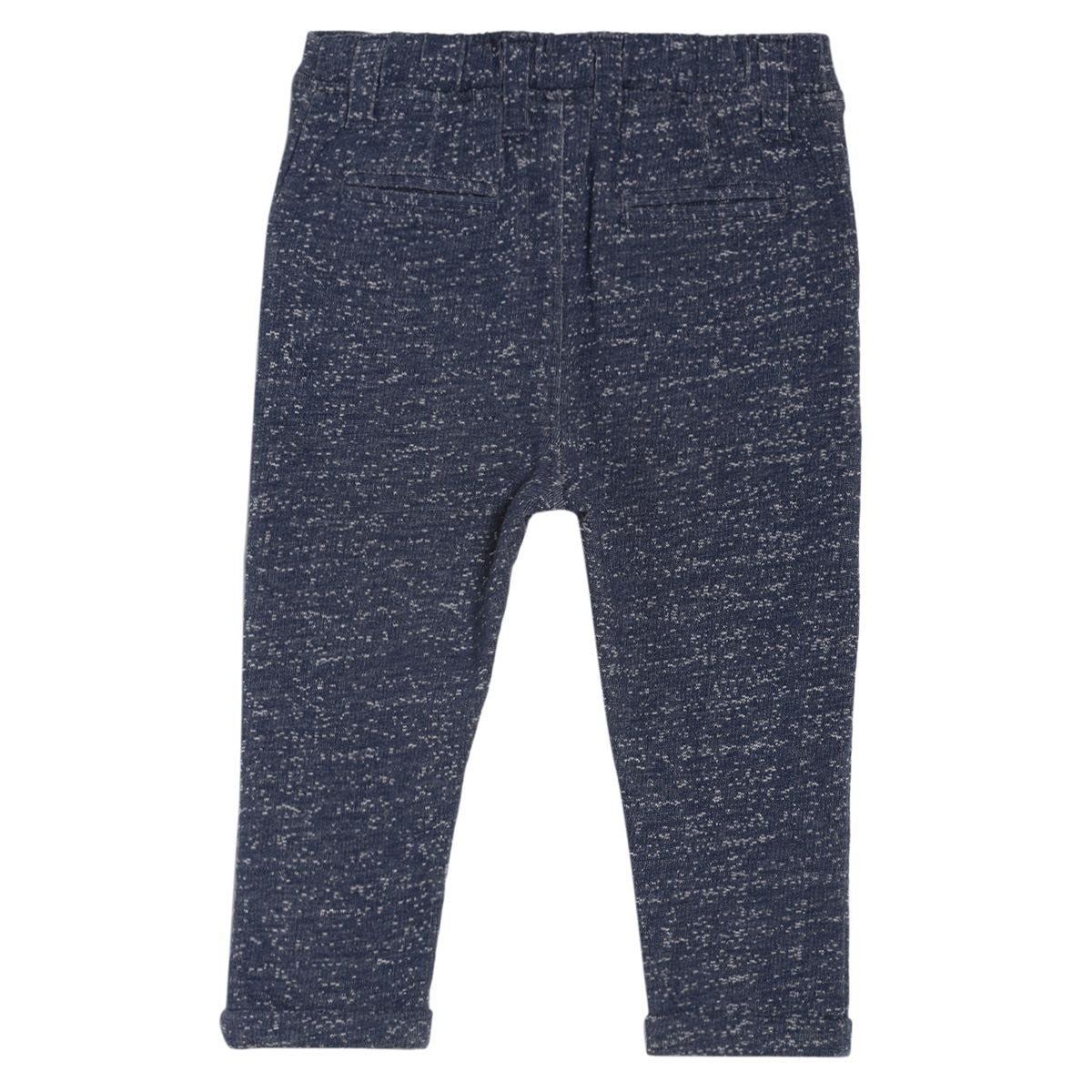 Boys White Top & Knit Bottom