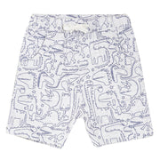 Pack of 1 knit shorts - grey for 6-12 Months