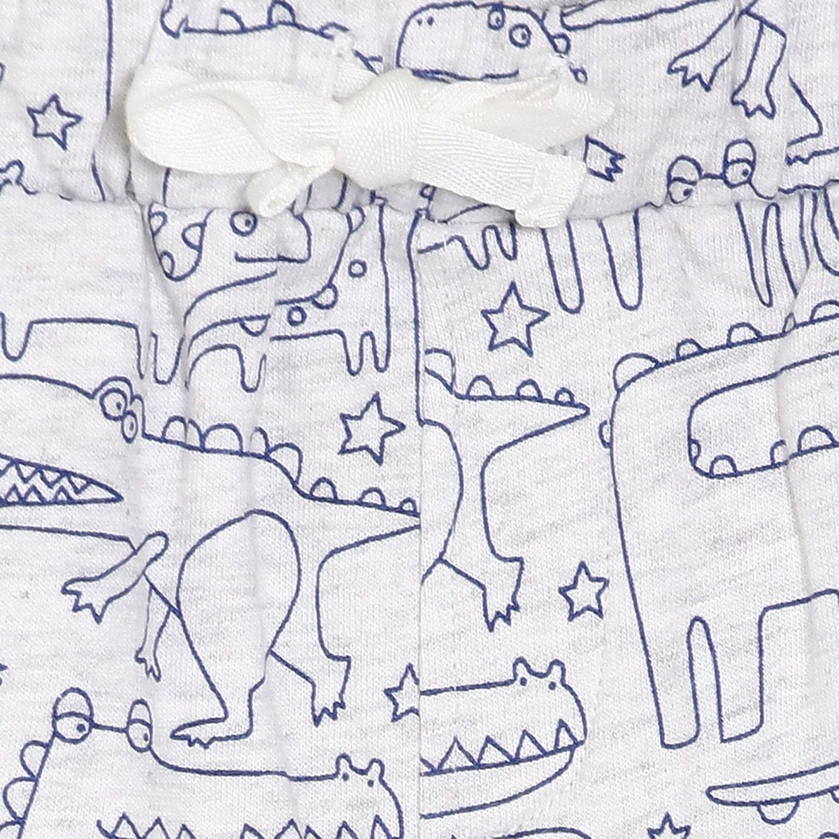 Pack of 1 knit shorts - grey for 6-12 Months