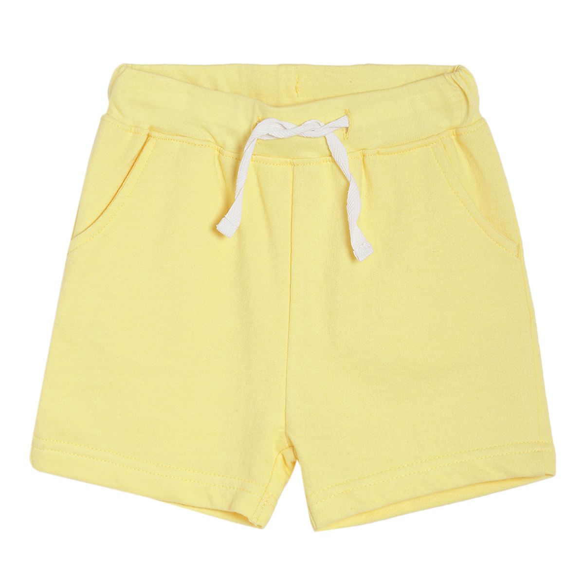 Pack of 1 knit shorts - yellow for 3-6 Months
