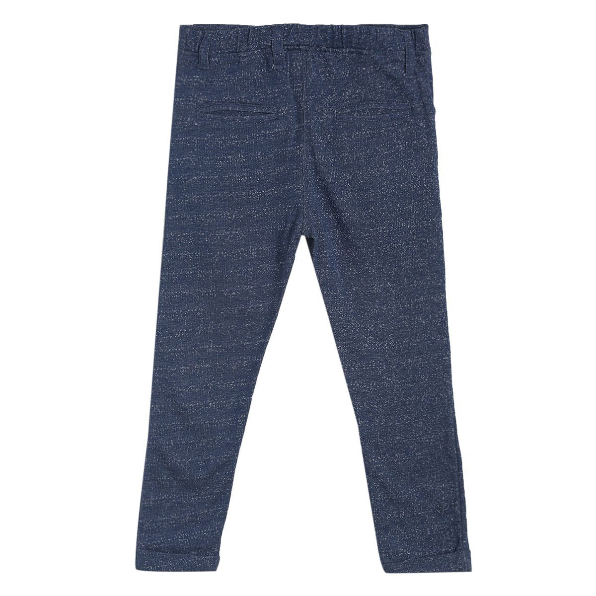 Boys White Top & Knit Bottom
