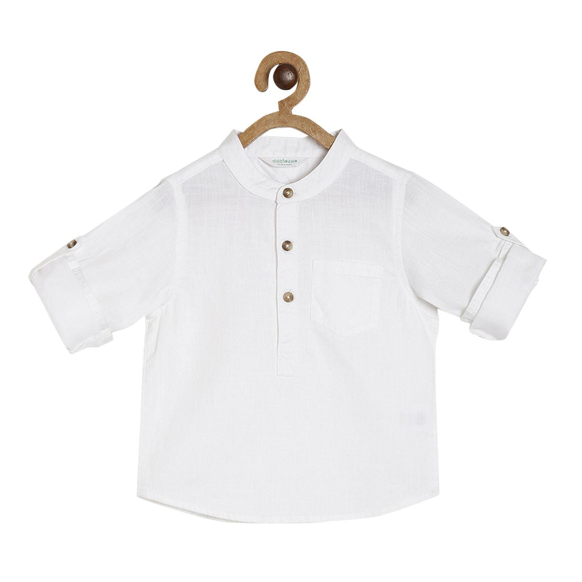 Boys White T-Shirt & Knit Bottom