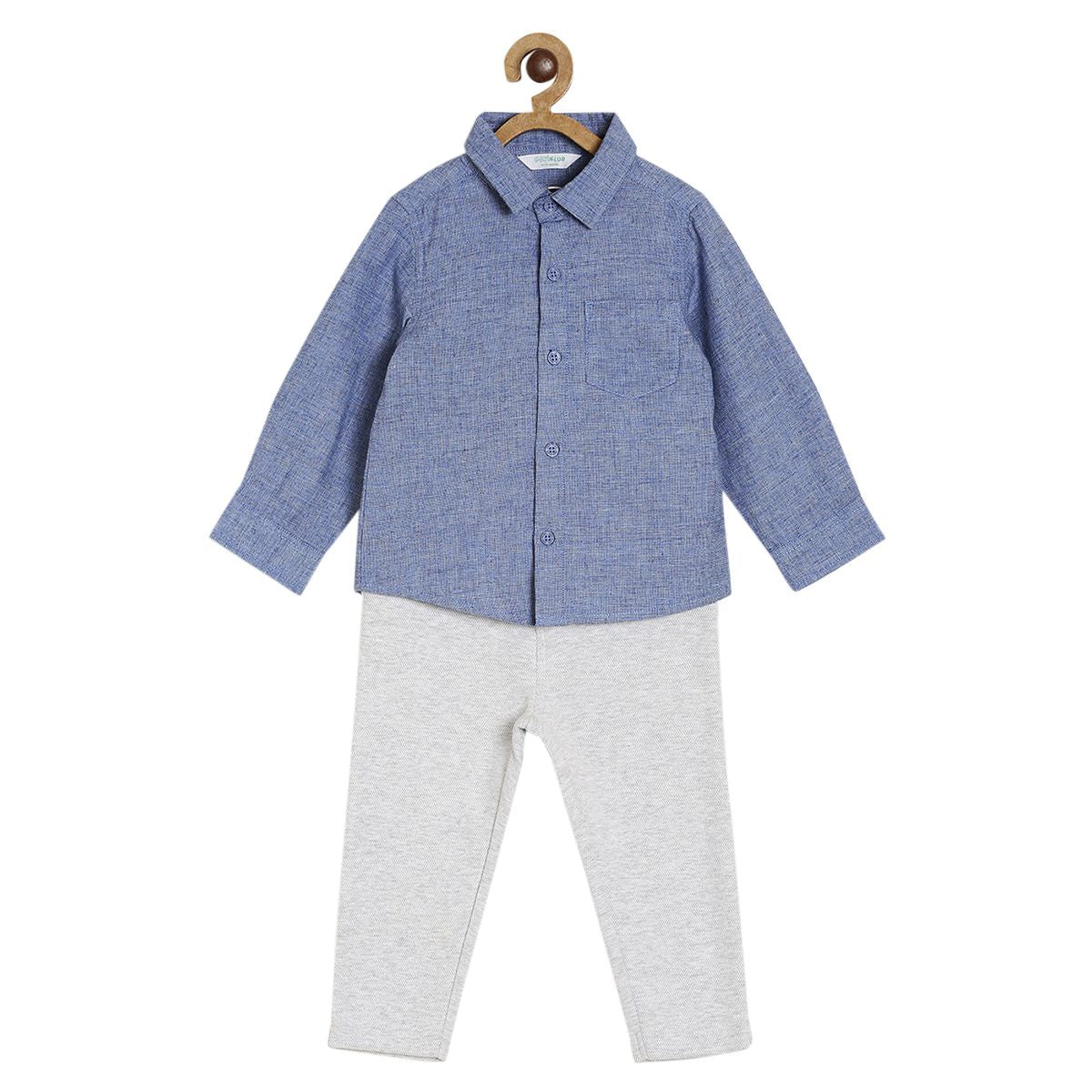 Boys Blue T-Shirt & Knit Bottom