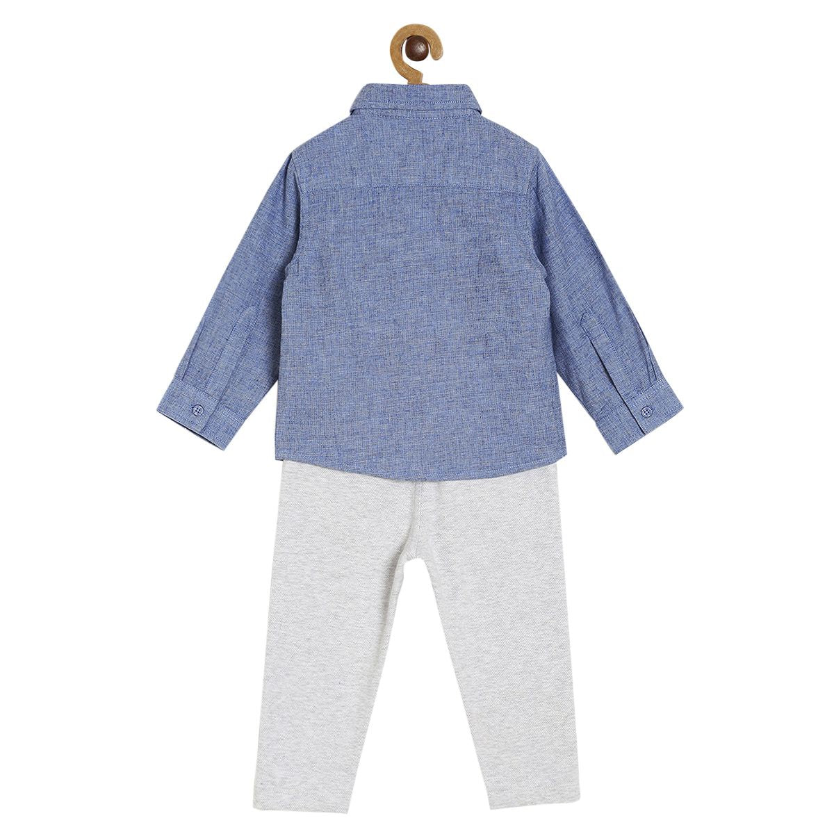 Boys Blue T-Shirt & Knit Bottom