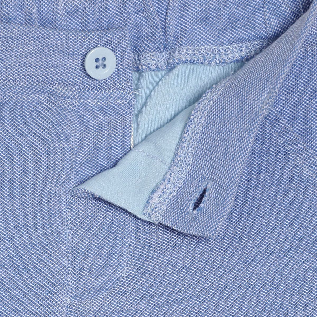 Woven Shirt Knit Bottom