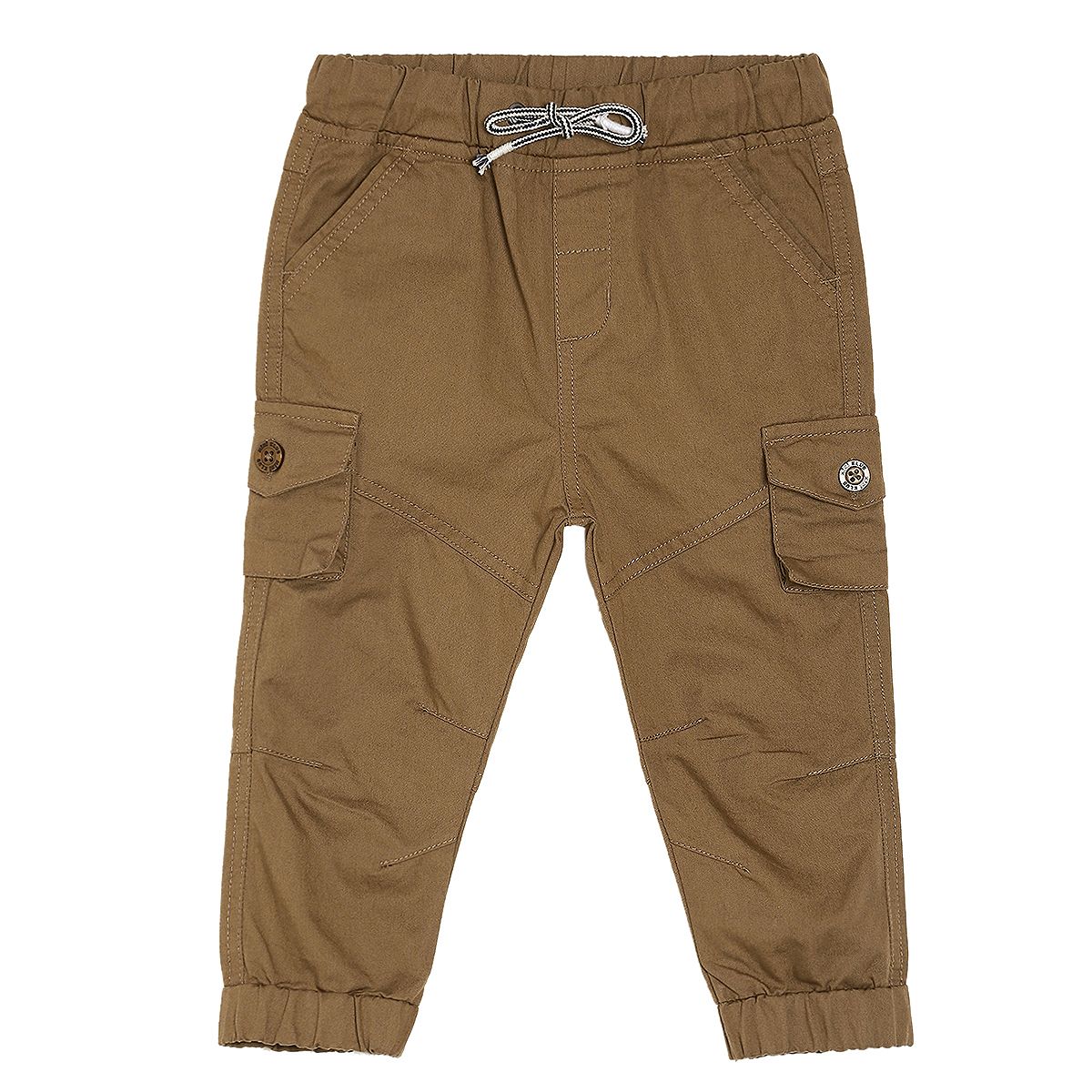 Boys Brown Woven Pant
