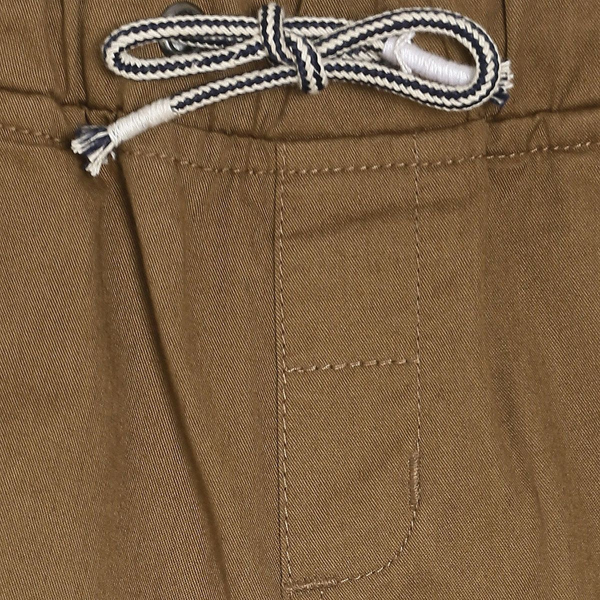 Boys Brown Woven Pant