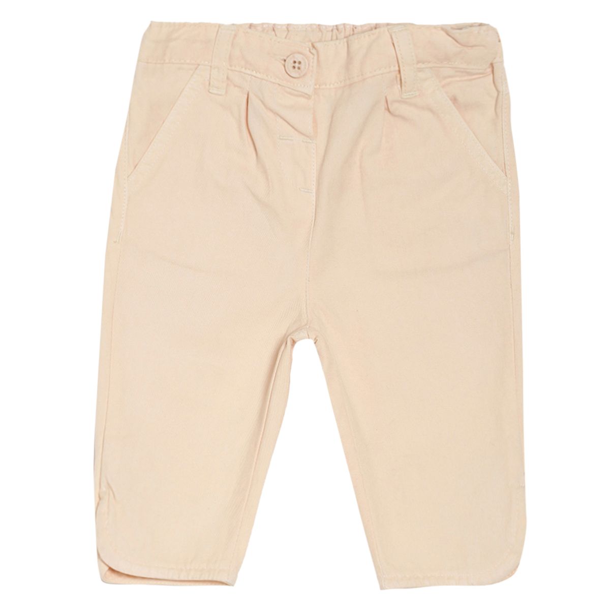 Pack of 1 woven capri - peach for 3-6 Months