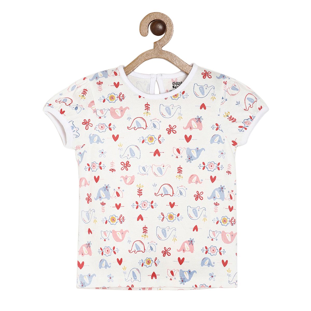 Pack of 1 knit top - white & blue for 3-6 Months