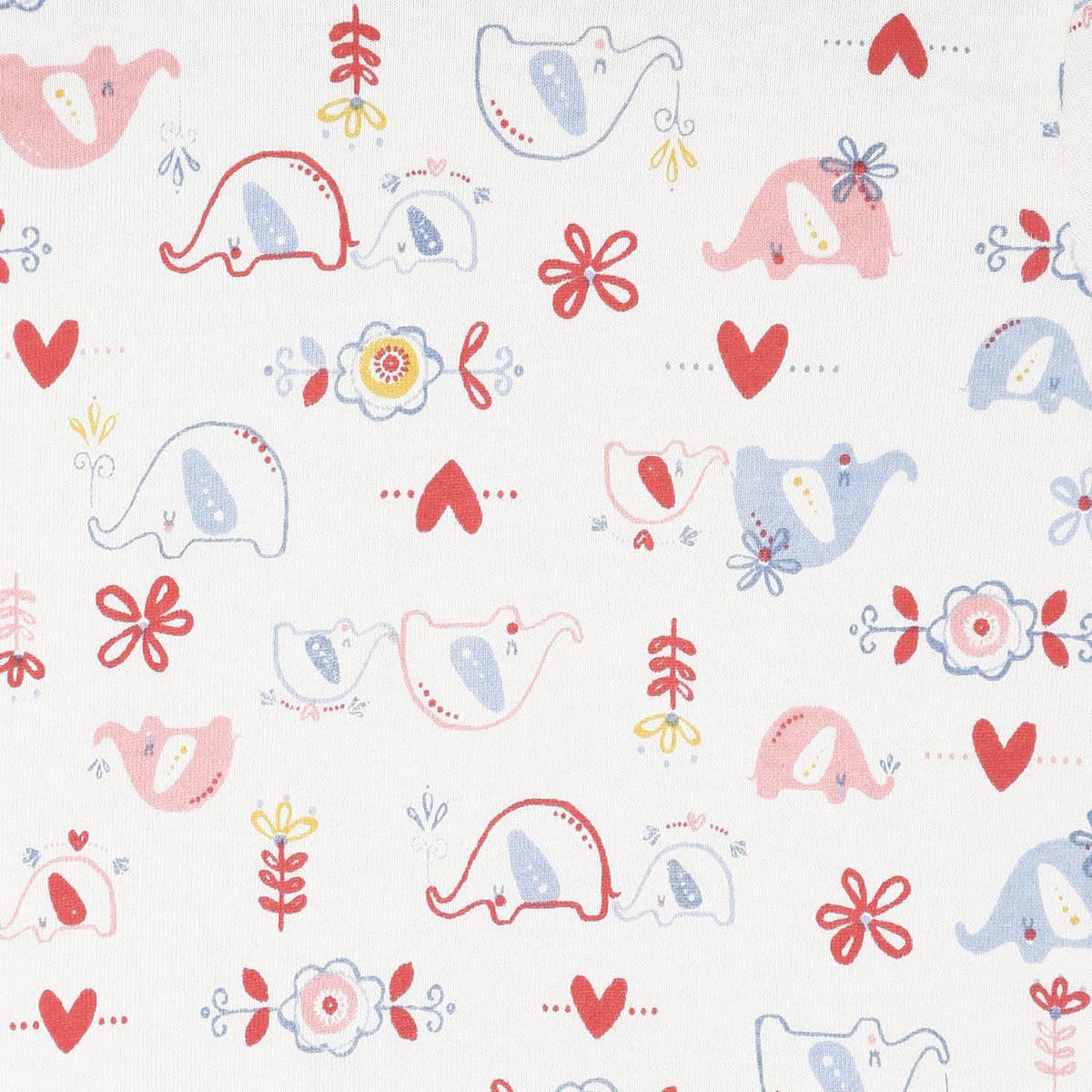 Pack of 1 knit top - white & blue for 3-6 Months