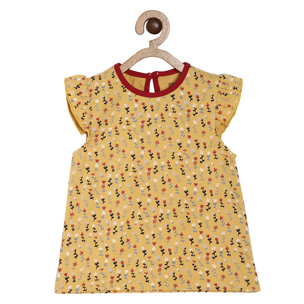 Girls Yellow Knit Top