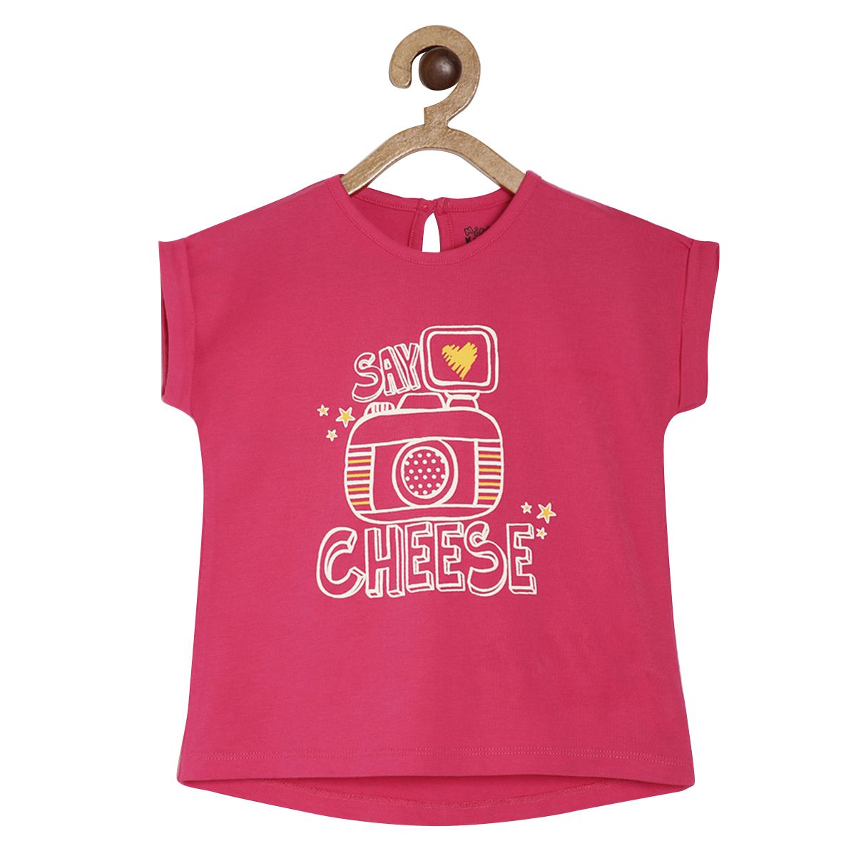 Girls Pink Knit Top