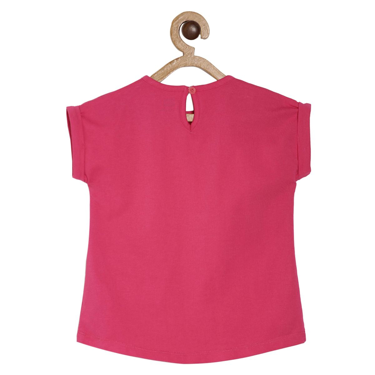 Girls Pink Knit Top