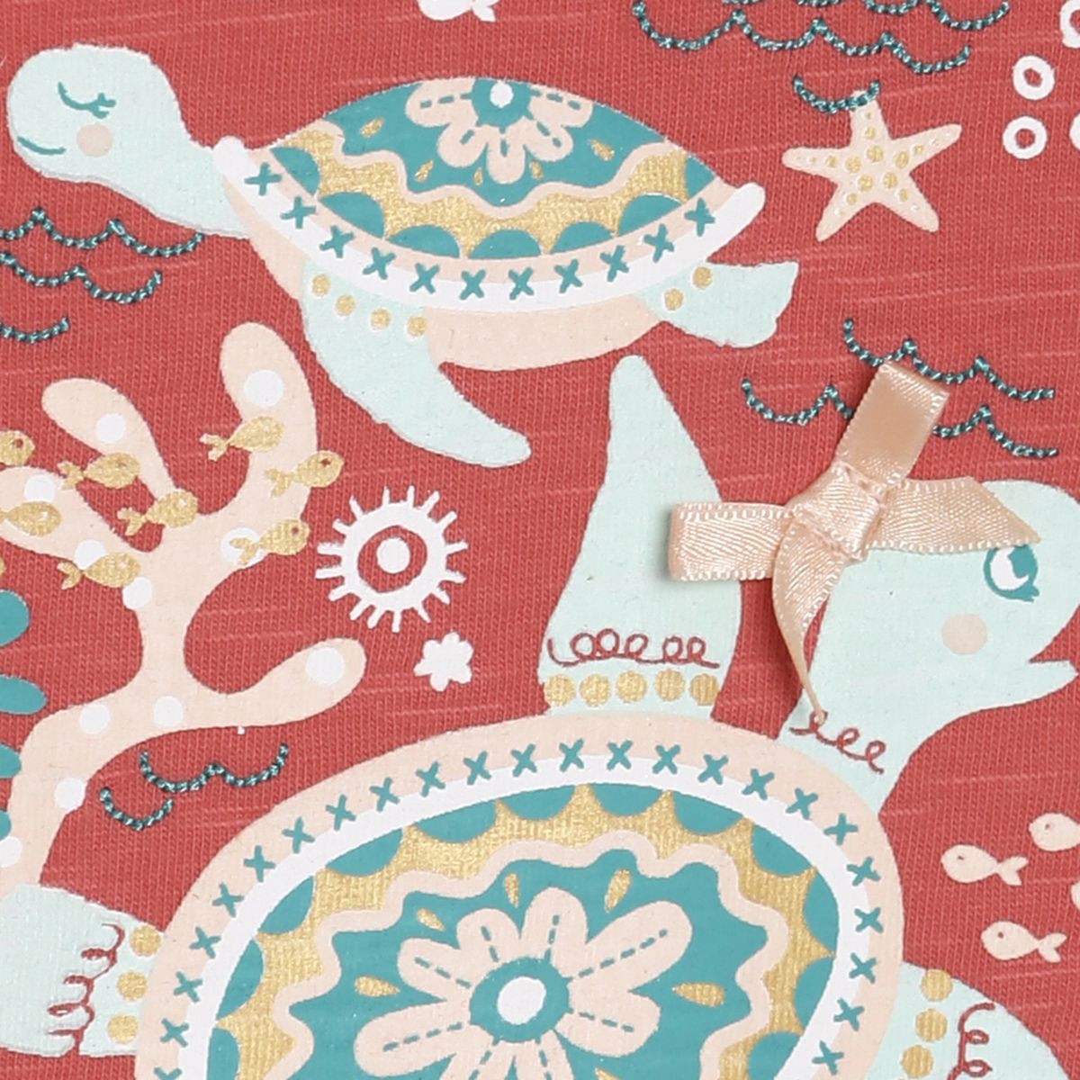 Pack of 1 knit top - red for 3-6 Months