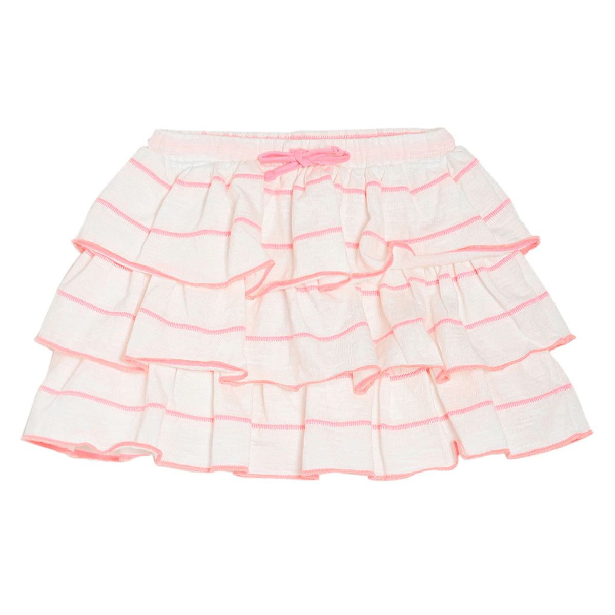 Girls Off White Skirt/Skort