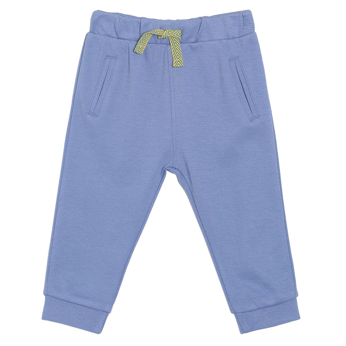 Pack of 2 t-shirt & knit bottom - off white for 0-3 Months