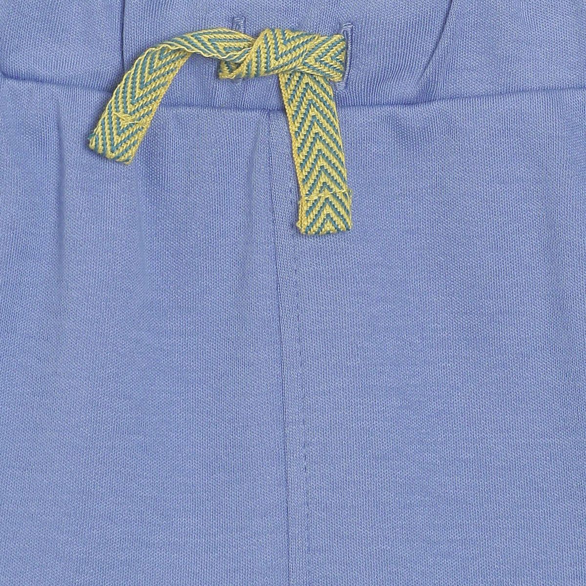 Pack of 2 t-shirt & knit bottom - off white for 0-3 Months