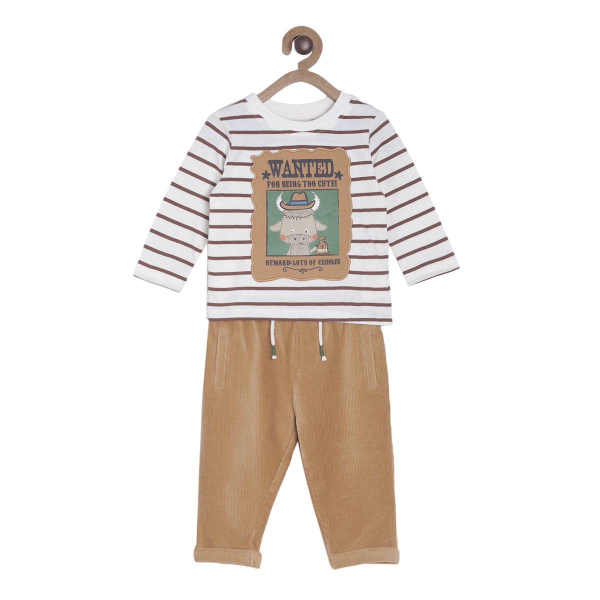 Boys Multi T-Shirt And Knit Bottom