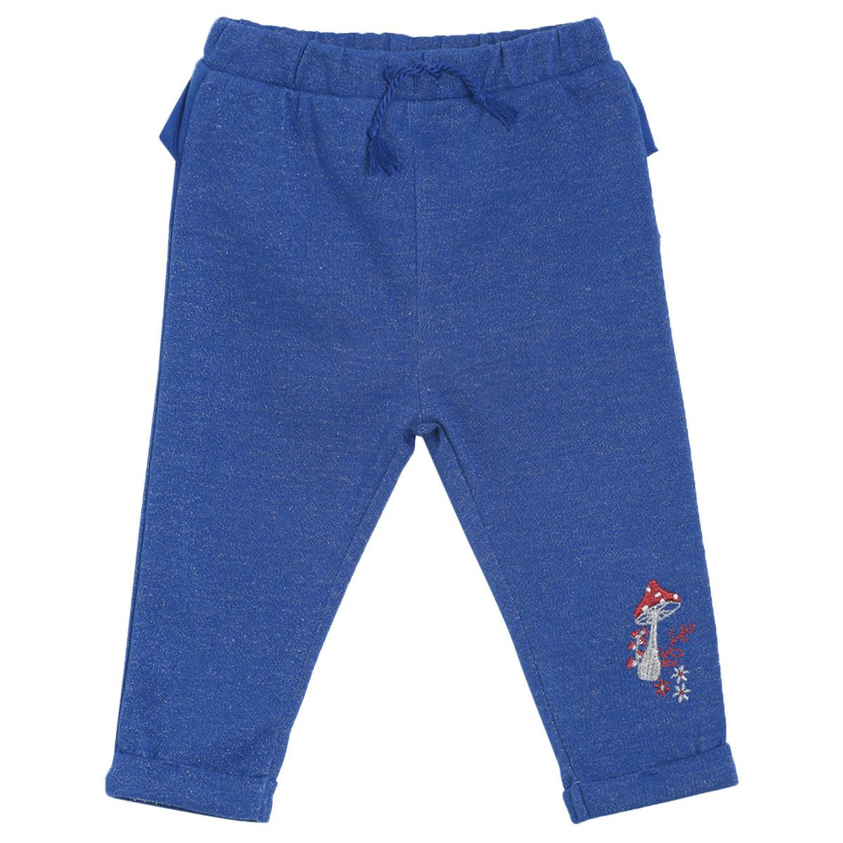 Pack of 2 top & knit bottom - skyblue & dark blue for 0-3 Months