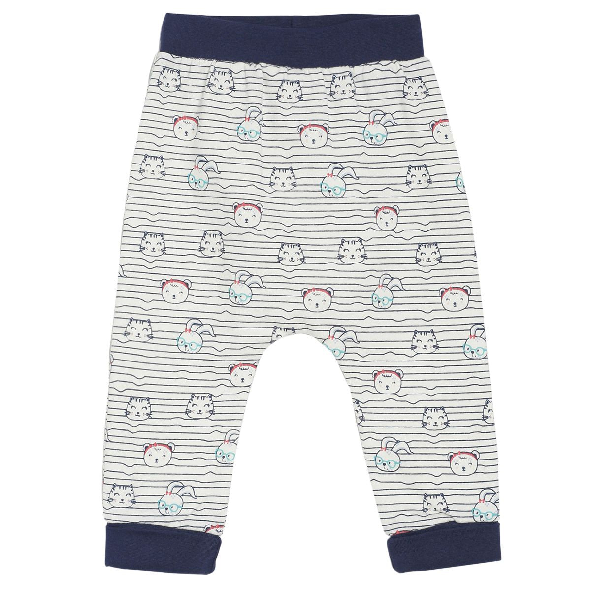 Pack of 2 top & knit bottom - navy for 0-3 Months