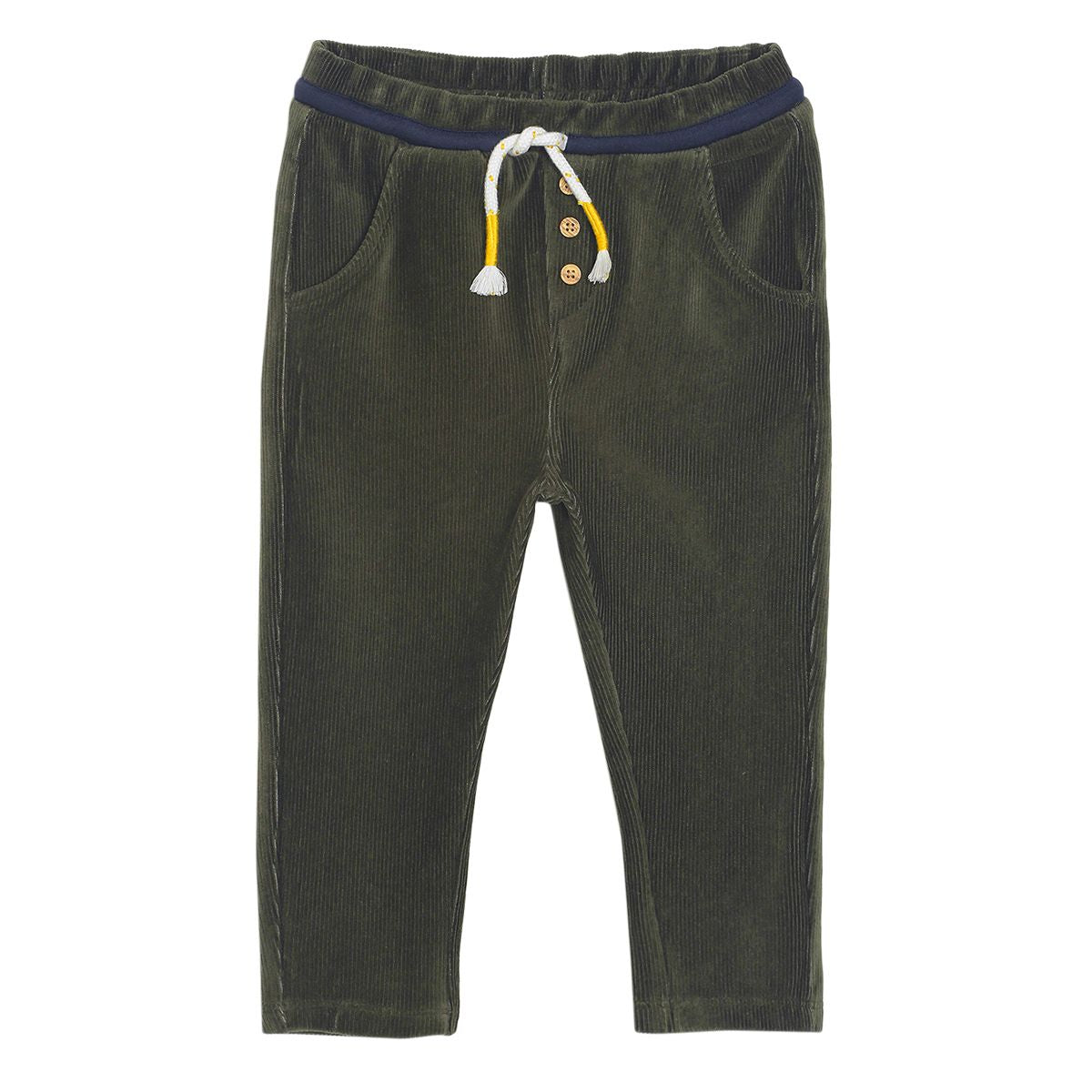 Boys Green Knit Pant