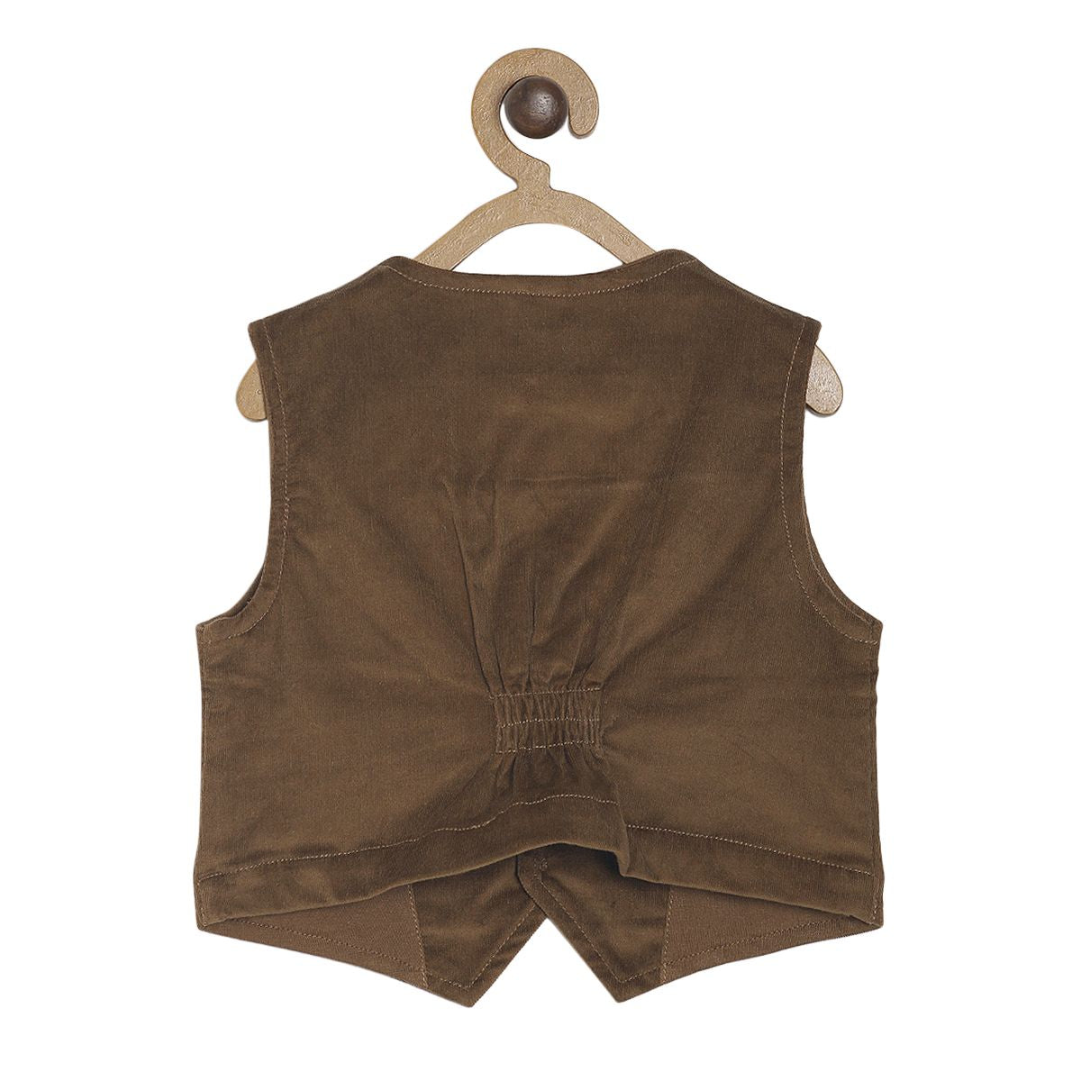 Pack of 1 waistcoat - brown for 3-6 Months
