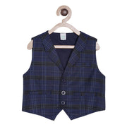 Pack of 1 waistcoat - denim navy blue for 3-6 Months